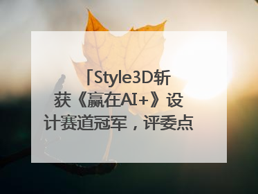 Style3D斩获《赢在AI+》设计赛道冠军，评委点评：AI+3D技术世界第一